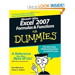 Microsoft Office Excel 2007 Formulas & Functions For Dummies