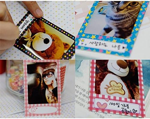 Laburnum®100 PCS Message Memo Pattern Films Sticker for Fujifilm Instax Mini 8 7s 25 50s