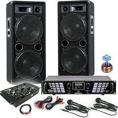 3000W PA Karaoke Partyanlage Verst�rker Boxen MP3 USB SD Endstufe Mixer DJ-703