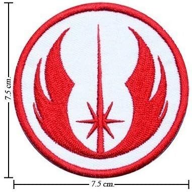 Star Wars Jedi Movie Cartoon Logo Kid Polo T Shirt Patch Iron on Embroidered 7.5cm X 7.5cm
