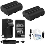 UltraPro Canon BP-511/BP-511a/BP-512 High-Capacity Replacement Batteries with Rapid Travel Charger for Canon Digital Cameras