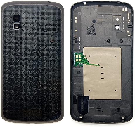 New Full Battery Back Cover Housing Replacement Part for LG Google Nexus 4 E960 T-Mobile Black