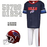 NFL Buffalo Bills Youth Navy Blue Deluxe Team Uniform Set (Small)