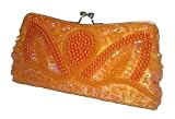 Beaded Sequins Evening Handbag Clutch Purse Party Wedding