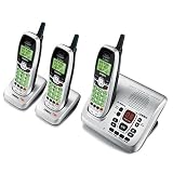 Uniden DXAI8580-3 5.8 GHz Digital Cordless Phone/Digital Answering System with Two Extra Handsets/Cradles
