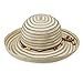 Wallaroo Hat Company Women's Breton Sun Hat - UPF 50+ - Packable, Ivory