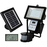 Frostfire Digital 80 LED Ultra Bright Solar Powered Motion Detector Light