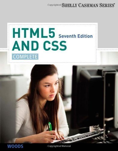 by Woods, Denise M. HTML5 and CSS: Complete (Shelly Cashman Series) (2012) Paperback
