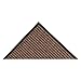 Notrax - 117S0620BR - Brown Needle Punched Yarn Vinyl, Entrance Mat, 6 ft. Width, 20 ft. Length