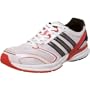 adidas Women's adiZero Mana Running Shoe,White/Black/Signal Orange,6.5 M