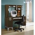Pablo Computer Desk and Hutch - Espresso