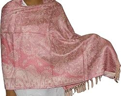 Head Scarf in Wool & Blend Silk 72 x 27 inches (jwstl446)