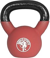 Gorilla Sports Kettlebell Red Rubber, 8kg, 10000491;2