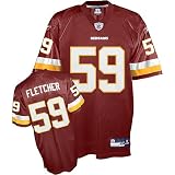 Washington Redskins London Fletcher Replica NFL Equipment Adult Team Color Jersey