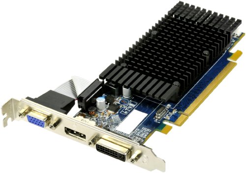 HIS Radeon HD 5450 Silence 1 GB 64bit DDR3 Eyefinity Displayport DL-DVI HDCP VGA PCI Express 2.1 16x Low Profile Video Card Retail RoHS H545H1GDL