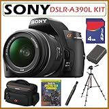 Sony DSLR Alpha DSLR-A390L 14.2MP Camera and 18-55 Lens + 4GB Deluxe Kit