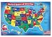 Melissa & Doug USA Map 51pc Floor Puzzle