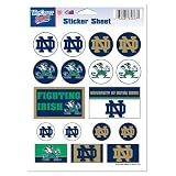 University Of Notre Dame 5 x 7 Sticker Sheet