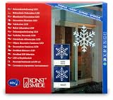 Konstsmide 4460-103 LED Acryl Schneeflocke (60 warm wei&szlig;e Dioden, &Oslash;: 60cm, 24V Au&szlig;entrafo, 3.6W, transparentes Kabel)