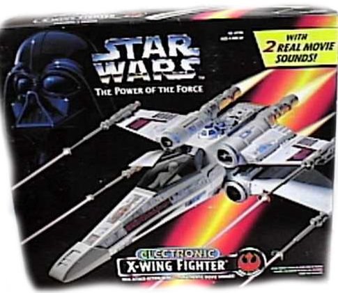 Star Wars Power of the Force Electronic X-Wing Fighter