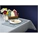 Kitchen & Housewares : 70" Round Mountain Woven Homespun Tablecloth, Hand Loomed, 100% Cotton, Made in USA, Solid Natural