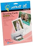 Invent It! Half Fold Gloss Finish Greeting Cards