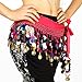 Best Dealus Shining Multi -Color Coin Belly Dance Hip scarf