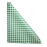 Gingham plastic table covers