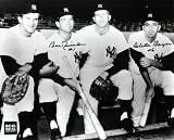 Bobby Richardson and Clete Boyer New York Yankees - 1961 Infield with Skowron and Kubek - Dual Autographed 8x10 Photograph