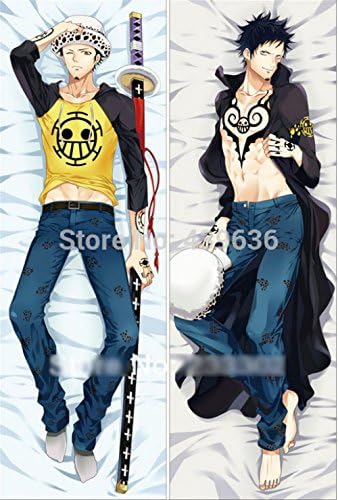 Anime Pillowcase?Dakimakura Pillow Cover Huggi Body Pillow Case One Piece Law Anime Hugging Pillowcase Body Cushion Covers Home Bedding Set 150X50 Cm