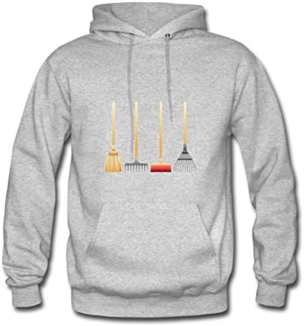 Monahun Customized Women Brooms And Rakes Hoody - Brooms And Rakes Printed In Medium