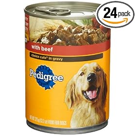 Pedigree Choice Cuts in Gravy with Beef Food for Dogs, 13.2-Ounce Cans (Pack of 24)