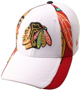 NHL Chicago Blackhawks Standout Hat, Red/White, Medium/Large