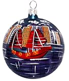 Famous Places Collection Hong Kong - Hand Painted Glass Ball Ornament