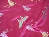 Chinese Brocade Satin Fabric (Butterfly)