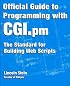 Official Guide to Programming with CGI.pm