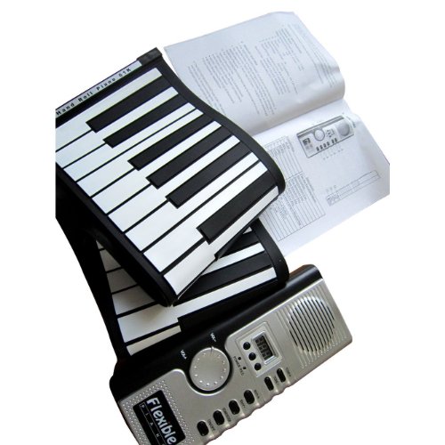 Portable and Digital Hand – 61 Keys Soft Roll up Electronic Piano Keyboard