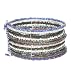 Beads and Wire Purple Cuff Beaded Bangle Cuff [Purple] -Fair Trade Gifts