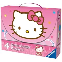 Ravensburger 07199 - Unterwegs mit Hello Kitty - 2 x 64 Teile / 2 x 81 Teile Puzzlekoffer