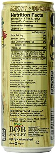 9 Pack - Marley's Mellow Mood Lite - Mango - 12oz.