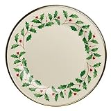 Lenox Holiday Gold Banded Ivory China Dinner Plate