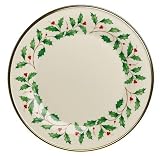 Lenox Holiday Gold Banded Ivory China Dinner Plate