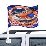 Florida Gators Realistic Mascot Car Flag