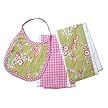 Cherry Blossom 3-pc. Layette Gift Set - Pink/Green