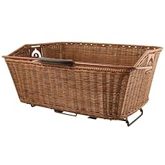 Eleven81 Rattan Style QR Rear Basket Brown, 15 3/4 X 11 3/4 X 7 7/8" Eleven81 Rattan Style QR Rear Basket Brown, 15 3/4 X 11 3/4 X 7 7/8"