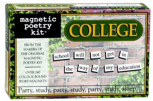 Magnetic Poetry College Magnetic Poetry Kit Magnetic Poetry College Magnetic Poetry Kit