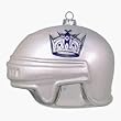 Los Angeles Kings 3" Collegiate Glass Football Helmet Holiday Ornament - NHL Hockey