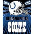 Indianapolis Colts Light Weight Fleece NFL Blanket (Shadow Series) (50x60")"
