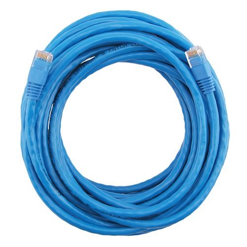 External hard drive:Ethernet Cable CAT6 - 25 FT / 7.6 M , Blue