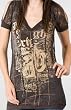 Salvage Womens Bad Bones Tunic Top